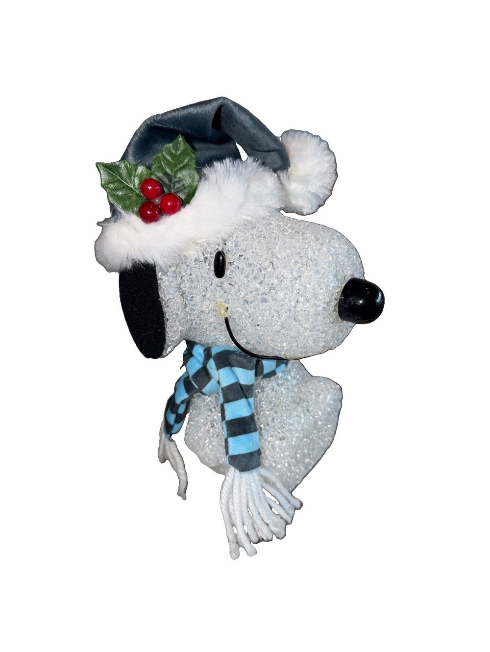 Snoopy Light Up Popcorn Plastic Lamp Color Changing 2018 Christmas 8” Figure